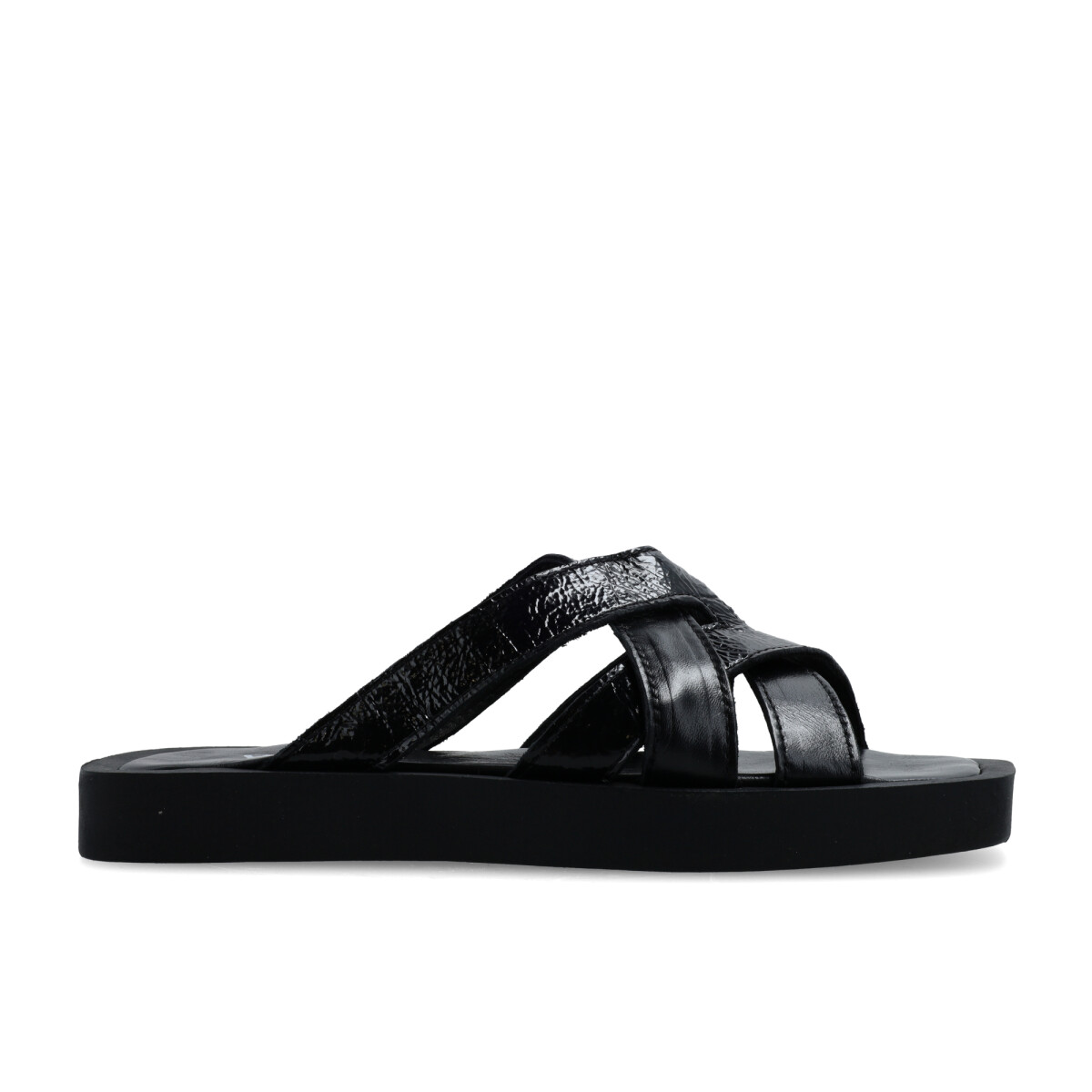 SANDALIAS VENET - CUERO BERTINHO - NEGRO 