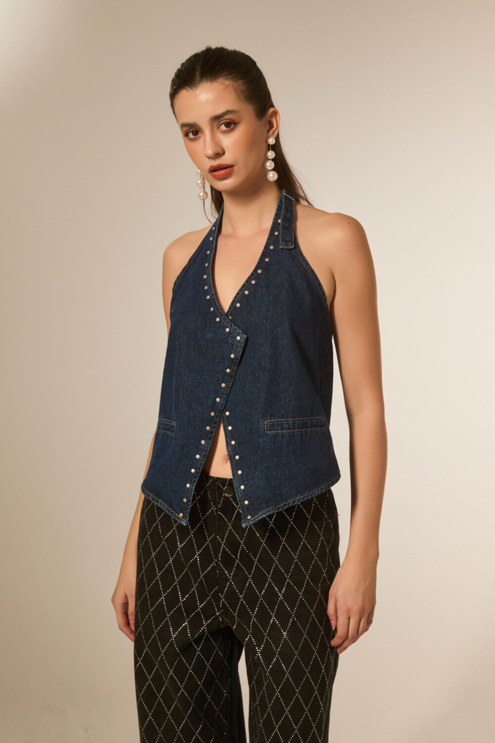 Chaleco Almibar Azul Indigo