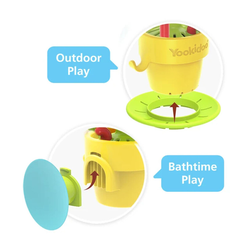 Juego de baño Flor de bañera Peek-a-Bee Yookidoo Juego de baño Flor de bañera Peek-a-Bee Yookidoo
