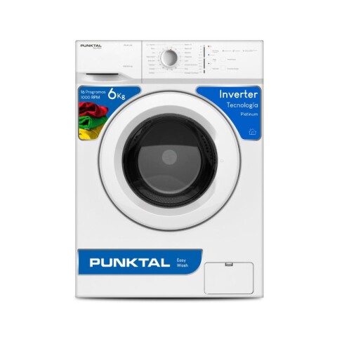 LAVARROPAS PUNKTAL INVERTER CARGA FRONTAL 6KG Lavarropas Punktal Inverter Carga Frontal 6kg