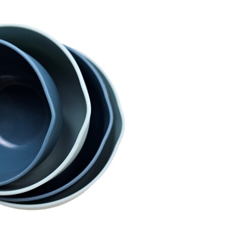 Set Tazas Medidoras 4 en 1 Repostería Cocina en Plástico Azul