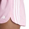 Short Adidas Pacer Training 3 Rayas Rosado