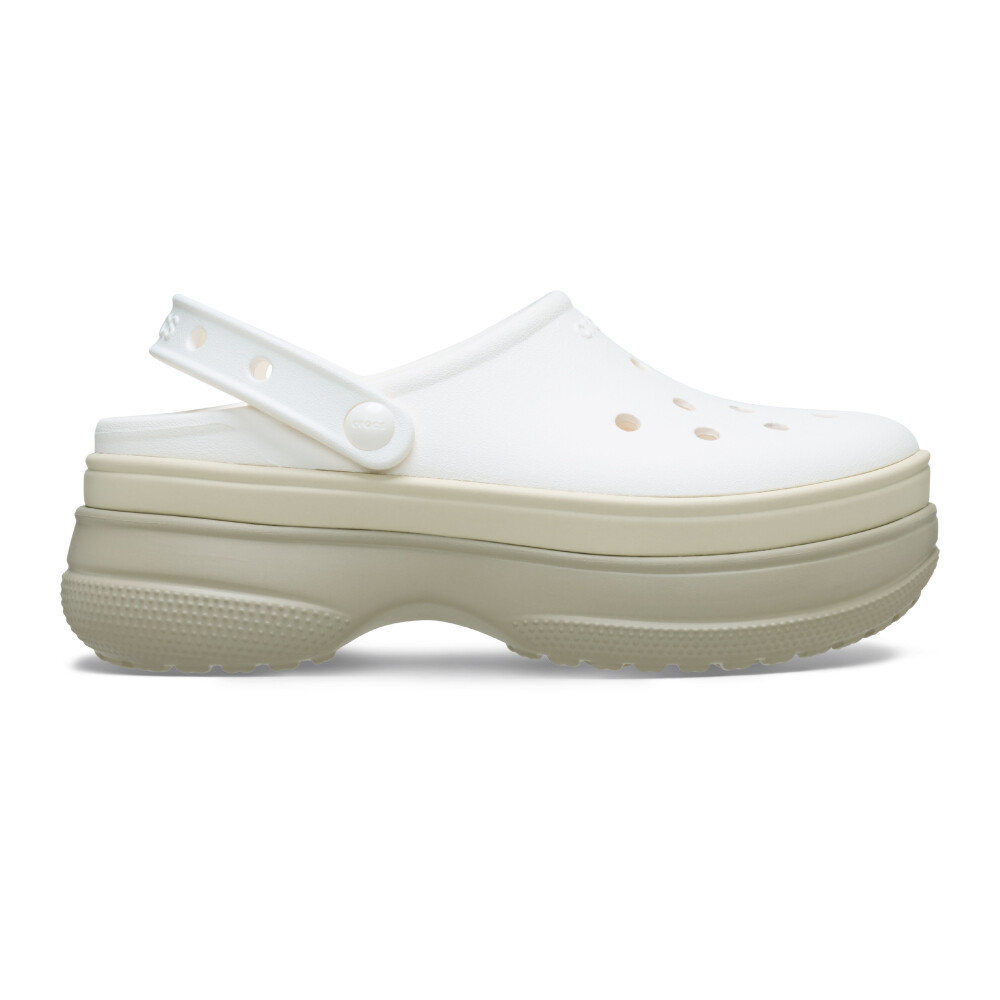 Classic Stacked Clog - Unisex Chalk