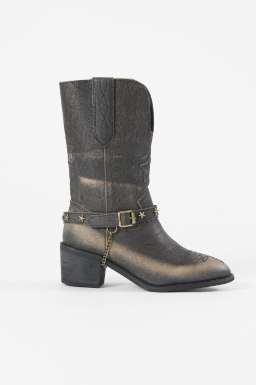 Botas tejanas Oleaje marrón