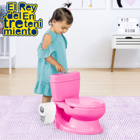 Inodoro Water Pelela C/ Sonido Dolu Producto Europeo! Rosado