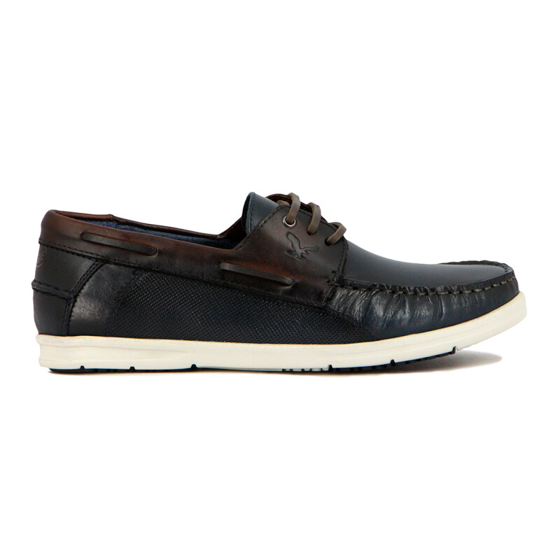 Mocasines Nauticos Hombre Starsax Azul-cafe