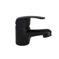 GRIFERÍA MONOCOMANDO DE LAVATORIO BAJO MODELO GAVILAN NEGRO TREVI Grifería Monocomando De Lavatorio Bajo Modelo Gavilan Negro Trevi
