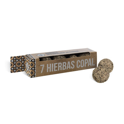 Bombita 7 Hierbas Copal Sagrada Madre x4 Bomba X4 7 Hierbas Copal Sagra