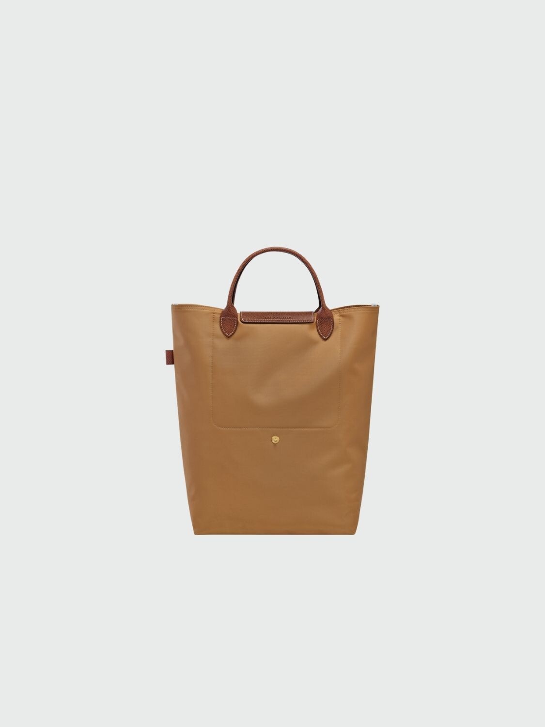 Longchamp - Cartera Tote plegable, de nylon y asa corta, Le pliage M Beige