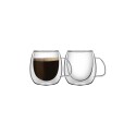 JUEGO DE TAZAS VIDRIO DOBLE PARED 300ML X 2UNDS Sin color