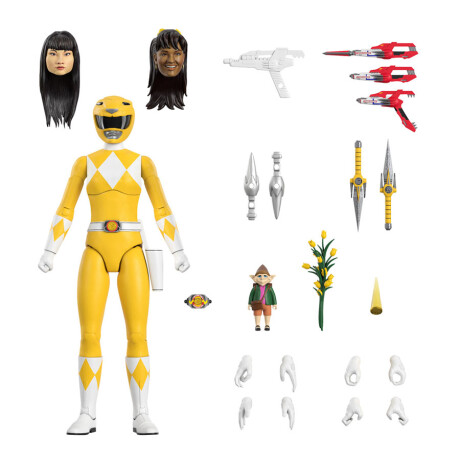 Power Rangers Ultimates • Yellow Ranger 7" Scale Figure Power Rangers Ultimates • Yellow Ranger 7" Scale Figure