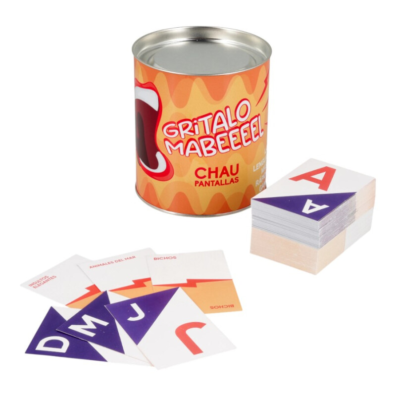Juego de Cartas Grítalo Mabel Chau Pantalla Juego de Cartas Grítalo Mabel Chau Pantalla