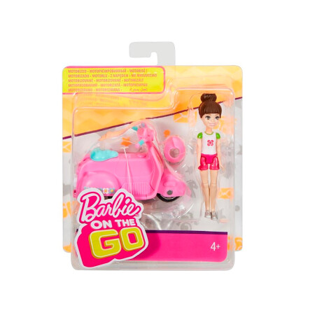 Muñeca Barbie On The Go Con Motocicleta