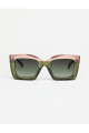 Lentes Tiwi Mali Bicolor Green/pink With Green Gradient Lenses