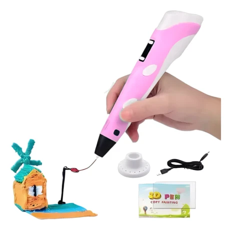 IMPRESORA LÁPIZ 3D CON FILAMENTO DE REGALO COLOR ROSA IMPRESORA LÁPIZ 3D CON FILAMENTO DE REGALO COLOR ROSA