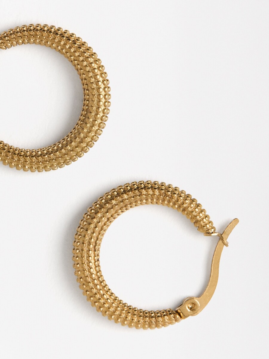 Aros Doradas - Acero Inoxidable dorado