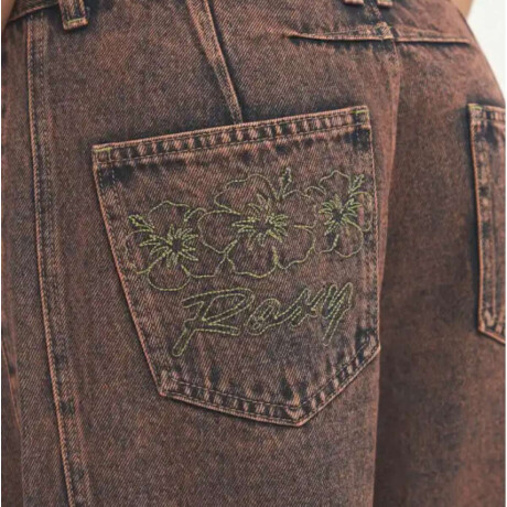 Pantalon Roxy Marea Barrel Marron