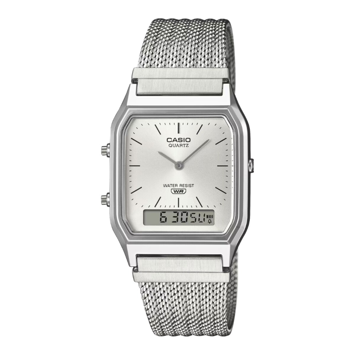 Reloj Casio Retro AQ23EM 7ADF Unisex - Plateado 