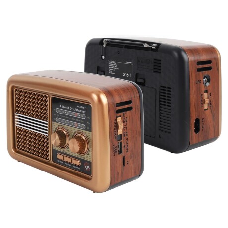 Radio Retro Recargable MK499-BT Am fm usb bt tf 001