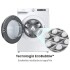 Lavasecarropas Samsung 10,5kg/7kg WD10T White