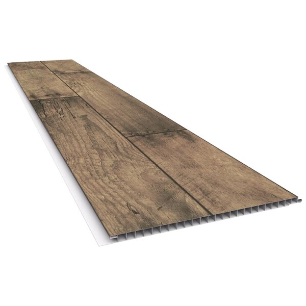 REVESTIMIENTO PVC PARA PARED MODELO MADERA - 0.25X6 MTS / Espesor: 10 MM Revestimiento Pvc Para Pared Modelo Madera - 0.25x6 Mts / Espesor: 10 Mm