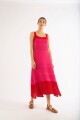 VESTIDO LAVANDA Fuscia Y Roj