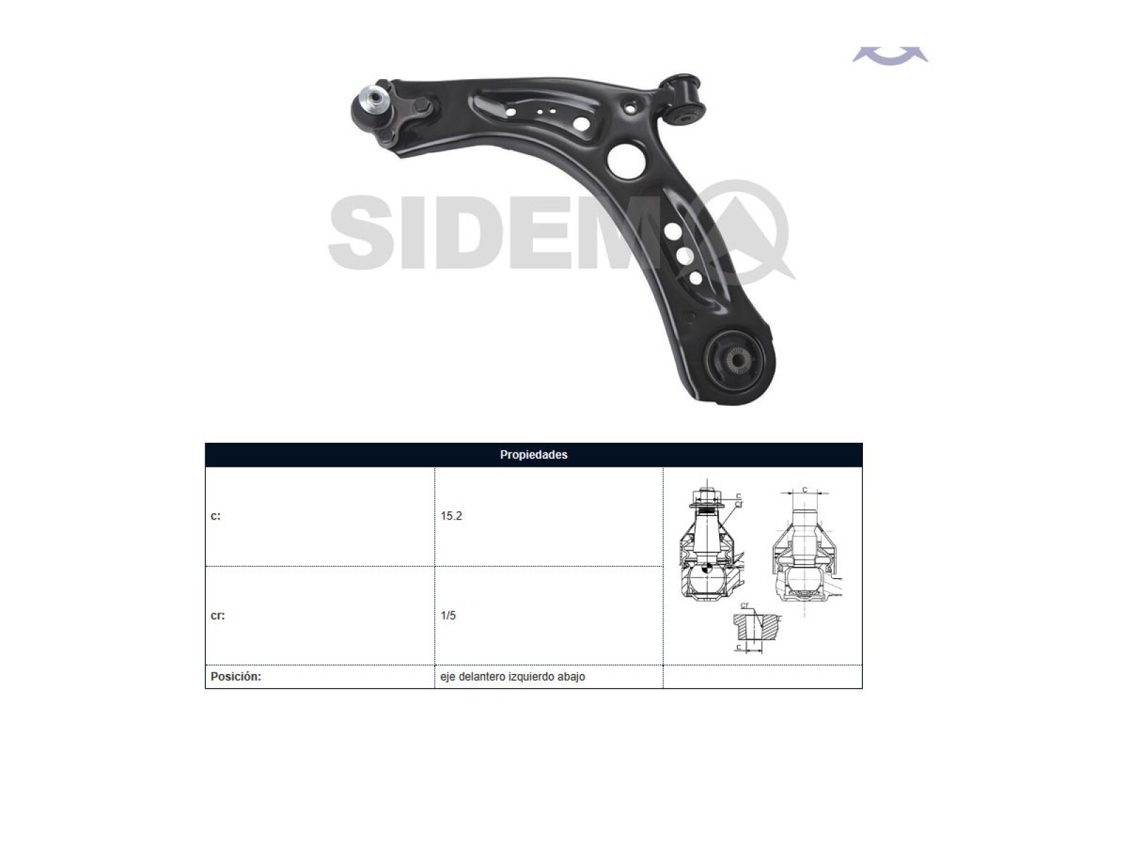 Parilla De Suspension Delantera Audi A3 10-13 Izq 