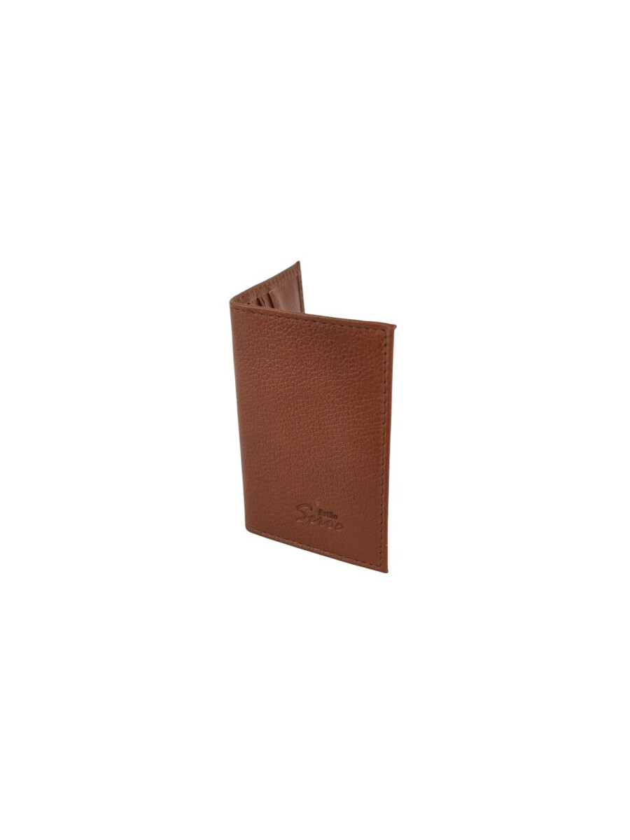 Porta documentos con visor - Marron 
