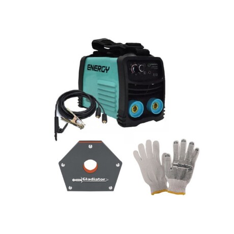 COMBO SOLDADORA ENERGY INV-IM140/220+ ESCUADRA + GUANTES COMBO SOLDADORA ENERGY INV-IM140/220+ ESCUADRA + GUANTES