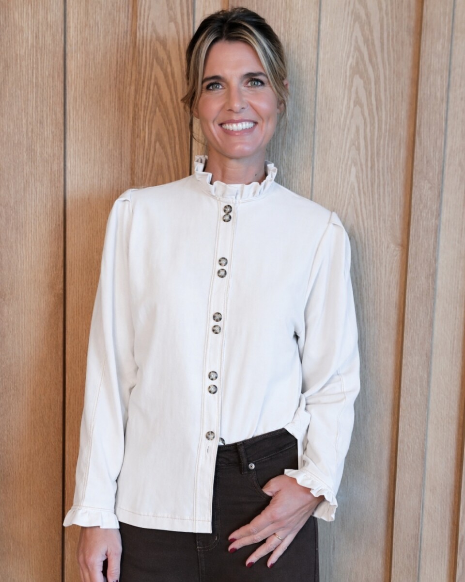 Camisa Mili - Tusor Blanco 