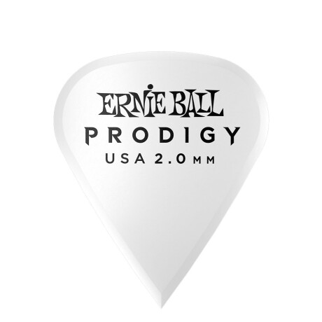 Pack Pua Guitarra Ernie Ball Sharp 2.0mm Blanco 6pcs Pack Pua Guitarra Ernie Ball Sharp 2.0mm Blanco 6pcs