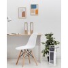 Caloventilador de pie Cuori Legna 2000w con función oscilante Blanco