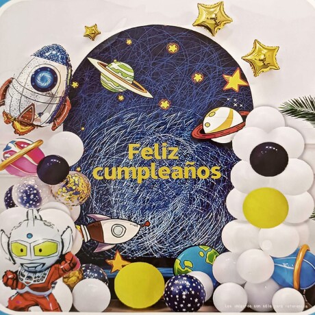 Kit de globos decorativos para eventos espacio Sc