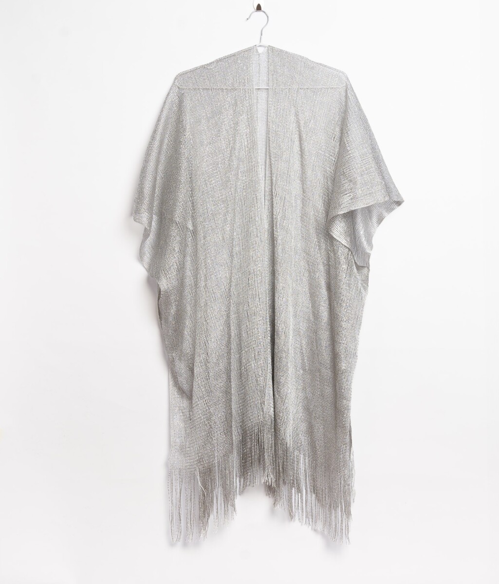 RUANA LERIDA PLATEADA 