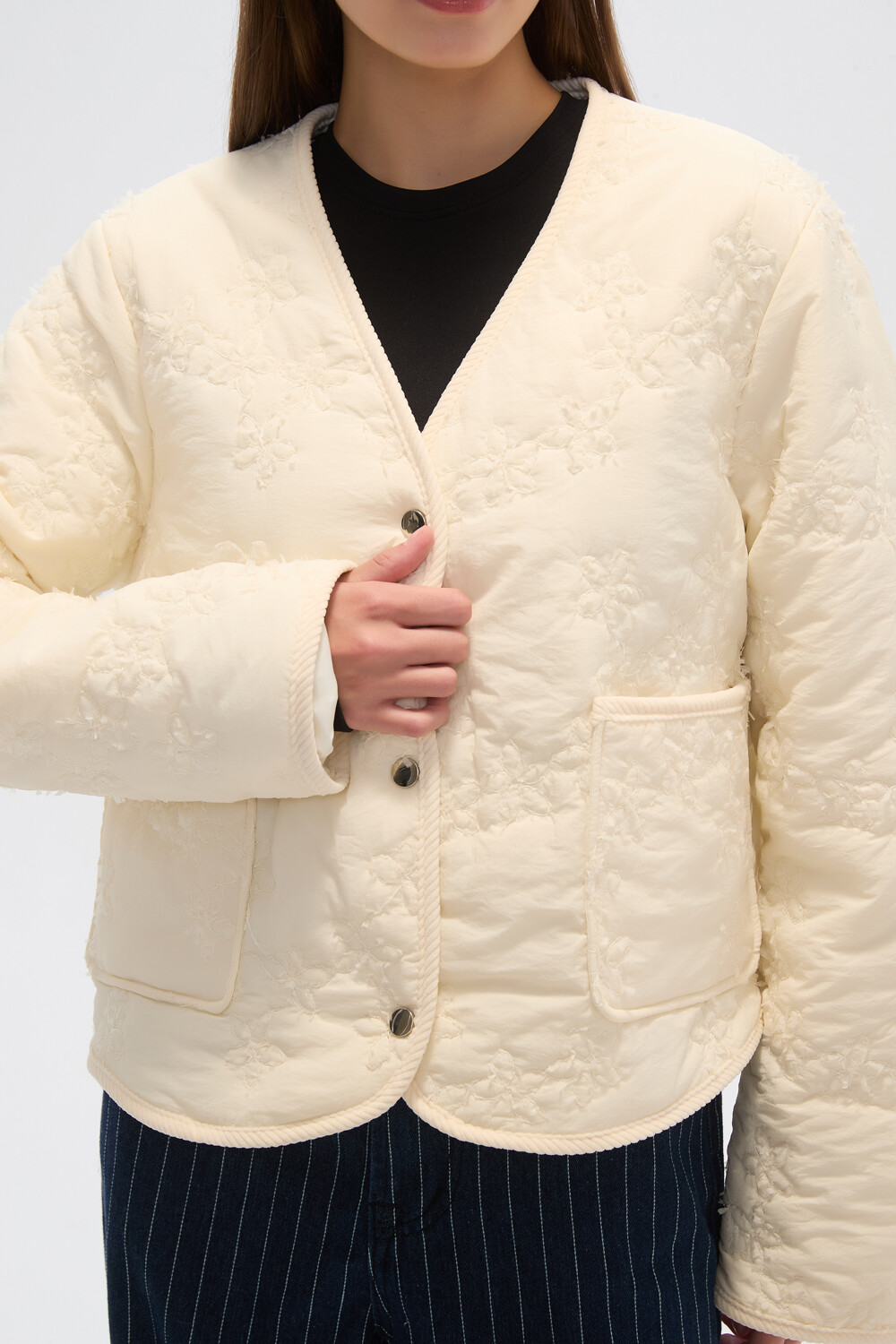 Campera Fluffy Marfil / Off White