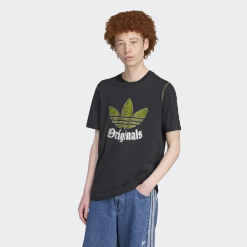 Remera Adidas Distressed Graphic Negro