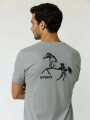 Remera Fado Gris Melange Medio