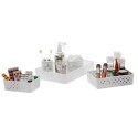 PACK ORGANIZADOR RATTAN X 3 U Blanco