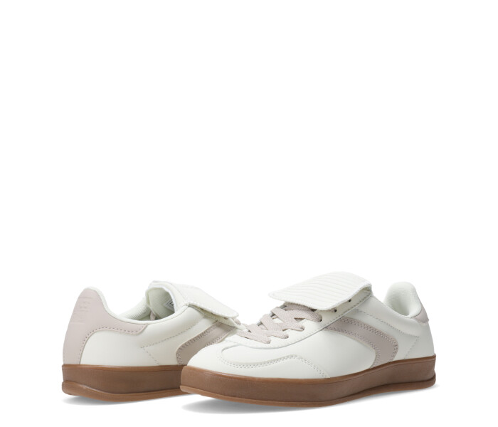 Championes de Mujer Miss Carol VALETTA acordonado Beige