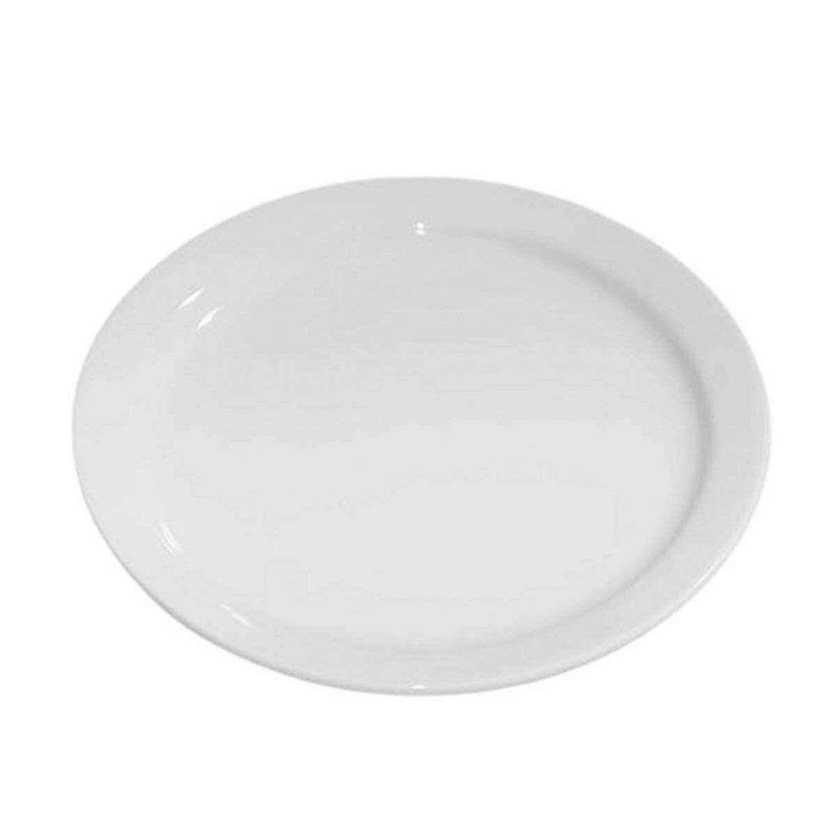 Plato Blanco Borde Fino 26 cms 