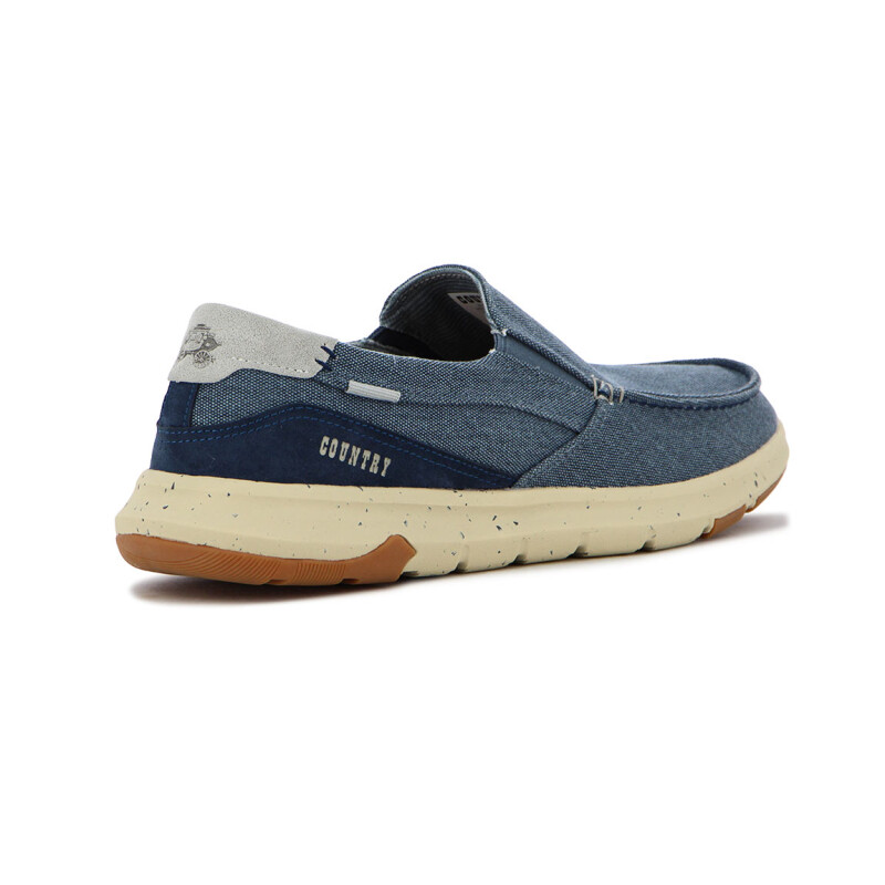 Country Zapato Casual De Hombre Con Elastico - Marino Marino