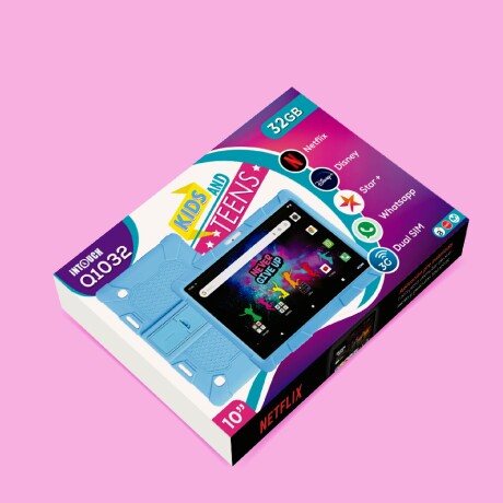 Tablet Kid And Teens 10 Pulgadas 2GB+32GB Dual Sim Q1032 ROSA
