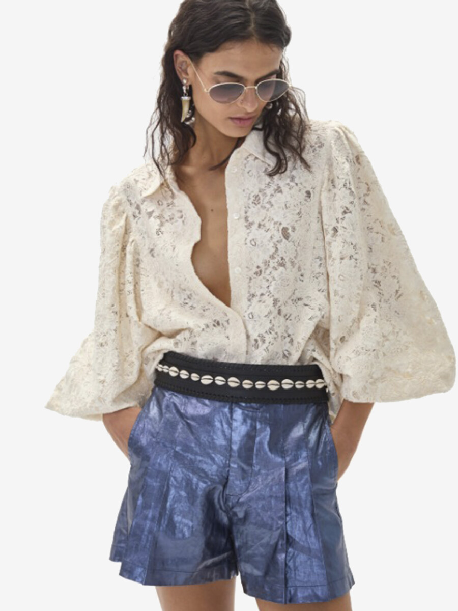 CLAIRE COTTON LACE SHIRT 
