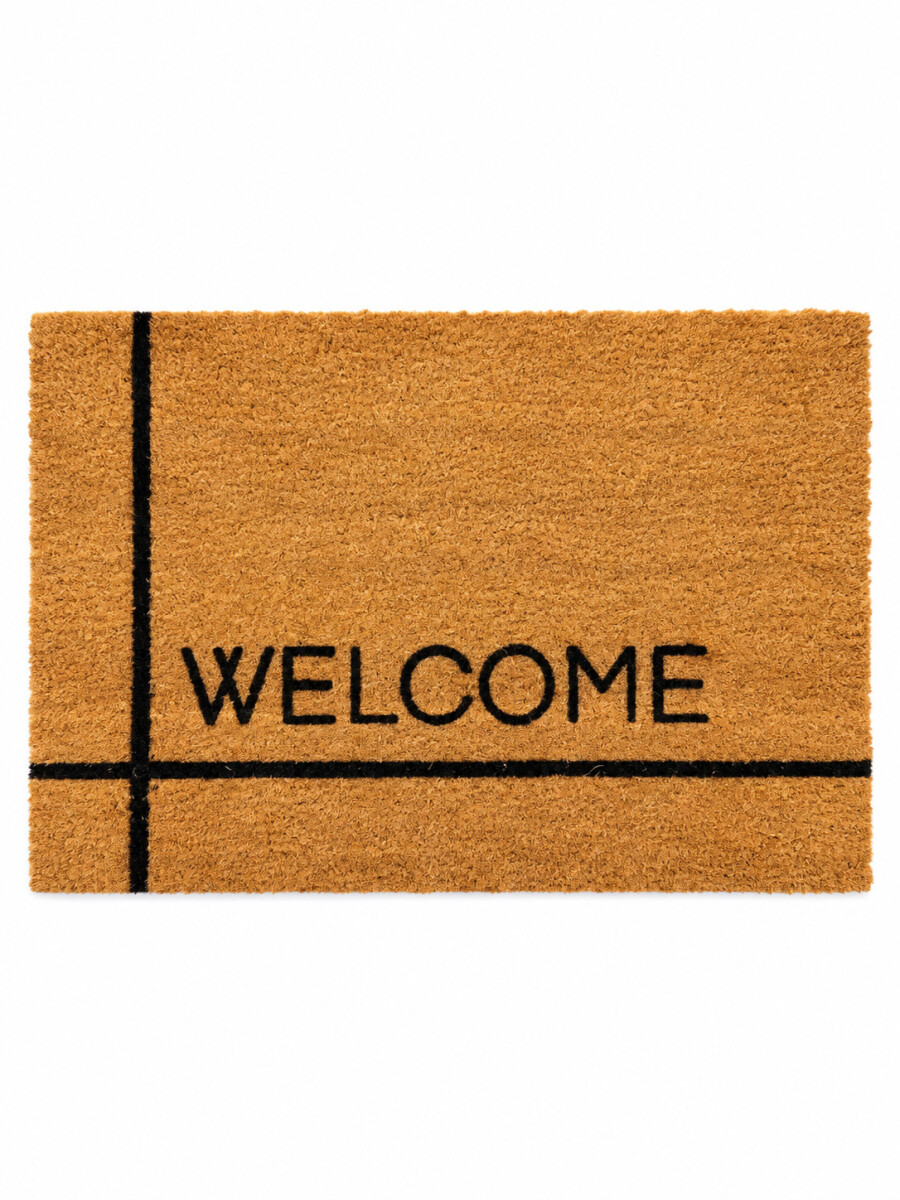 FELPUDO DE COCO WELCOME - BEIGE 