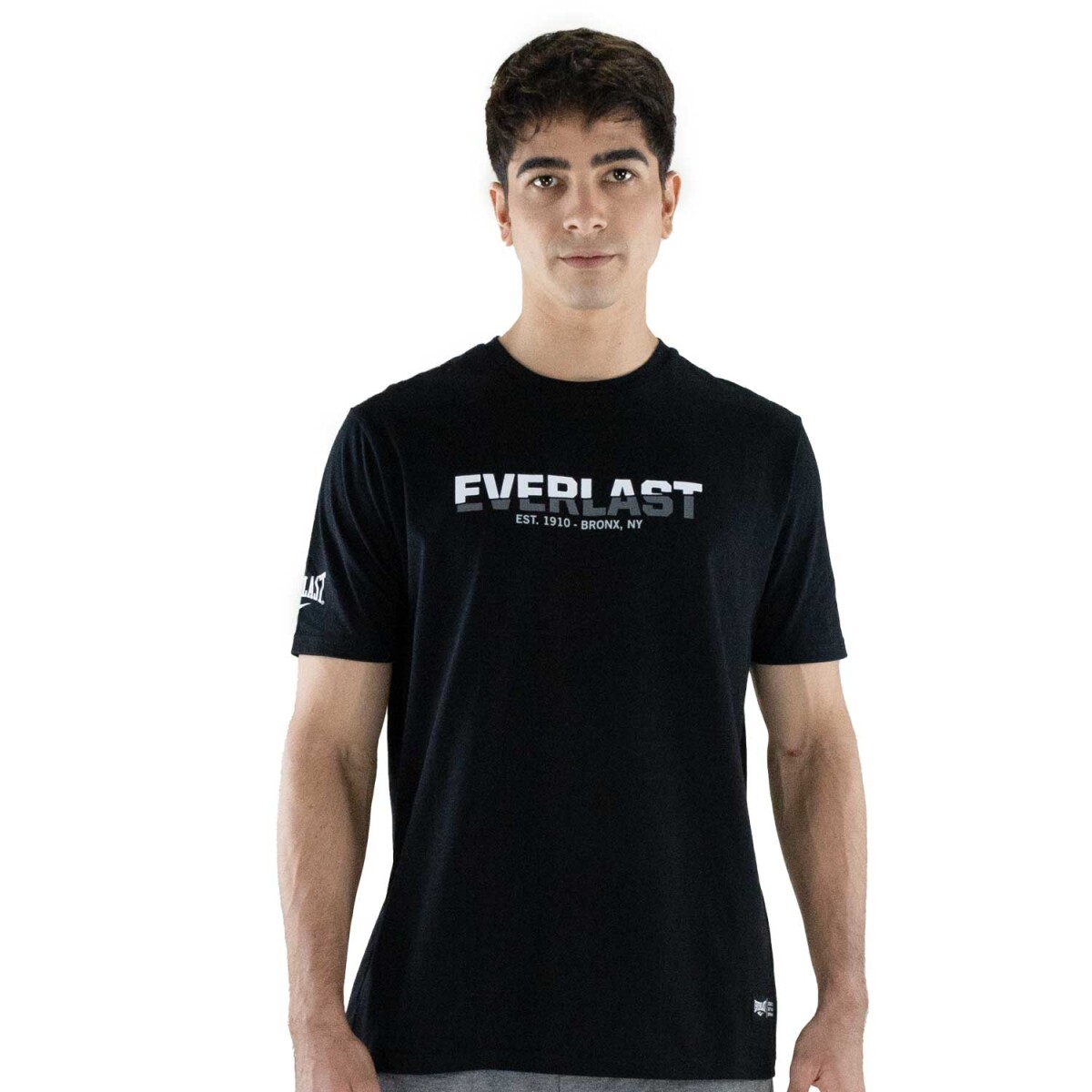 T-SHIRT MEN EVERLAST SISMIC WT WT M6 L - BK 