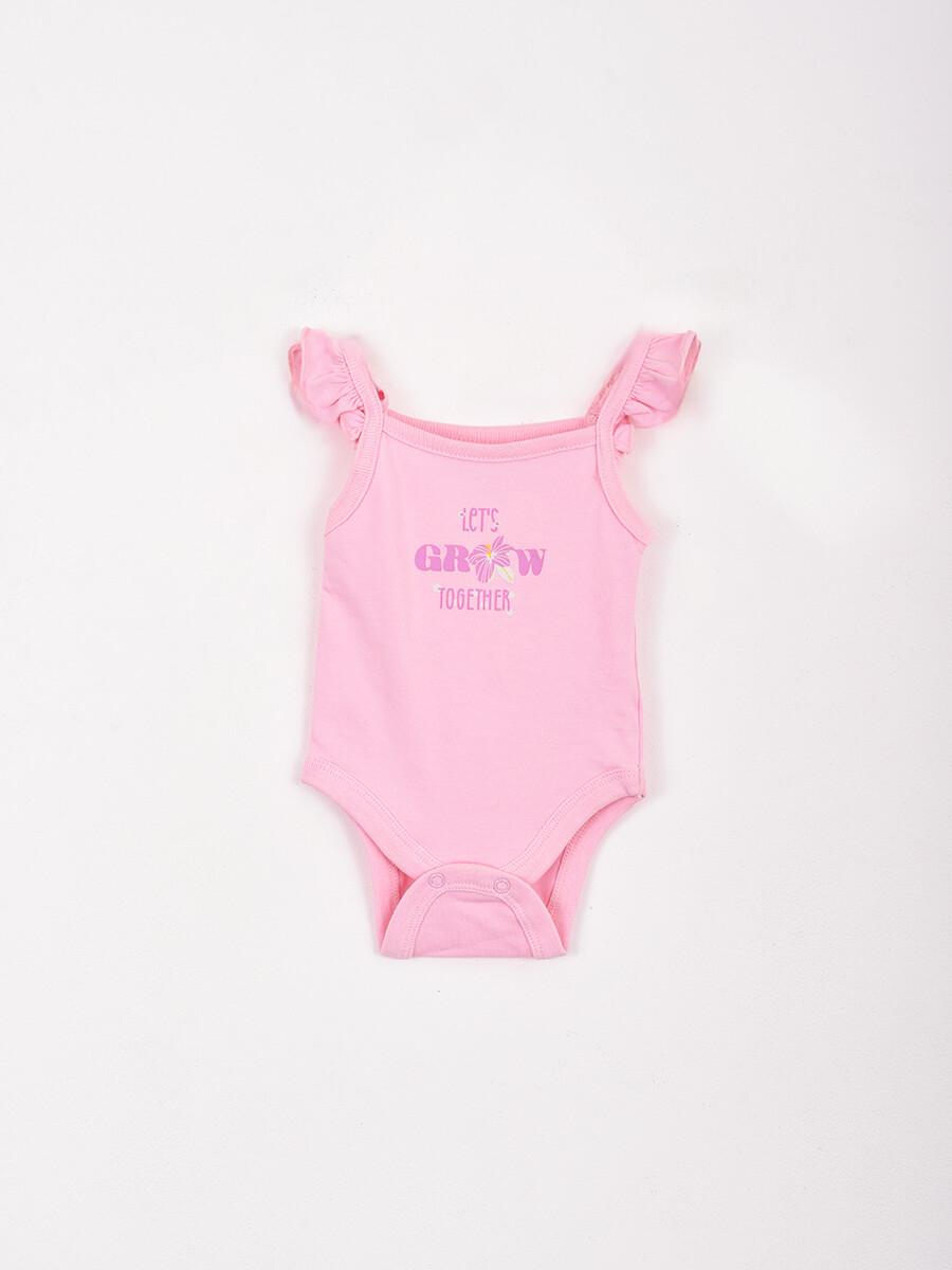 BODY Y SHORT CONJUNTO - ROSADO 