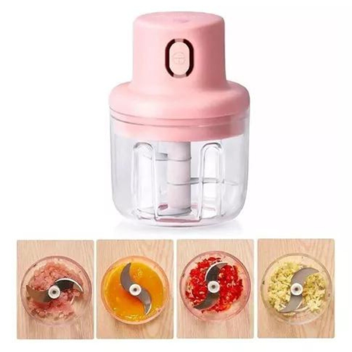 Mini Procesador y Triturador de Alimentos Eléctrico 250ML 