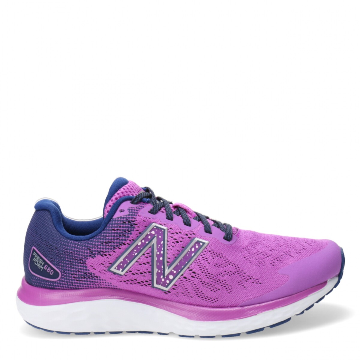 Championes de Mujer New Balance Fresh Foam 680 V7 New Balance - Violeta - Azul Marino 