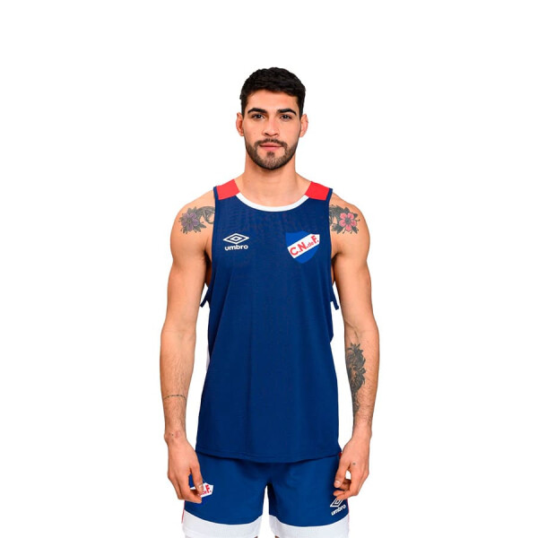 Musculosa Umbro Nacional 2024 de Hombre - NU143005 Azul-blanco