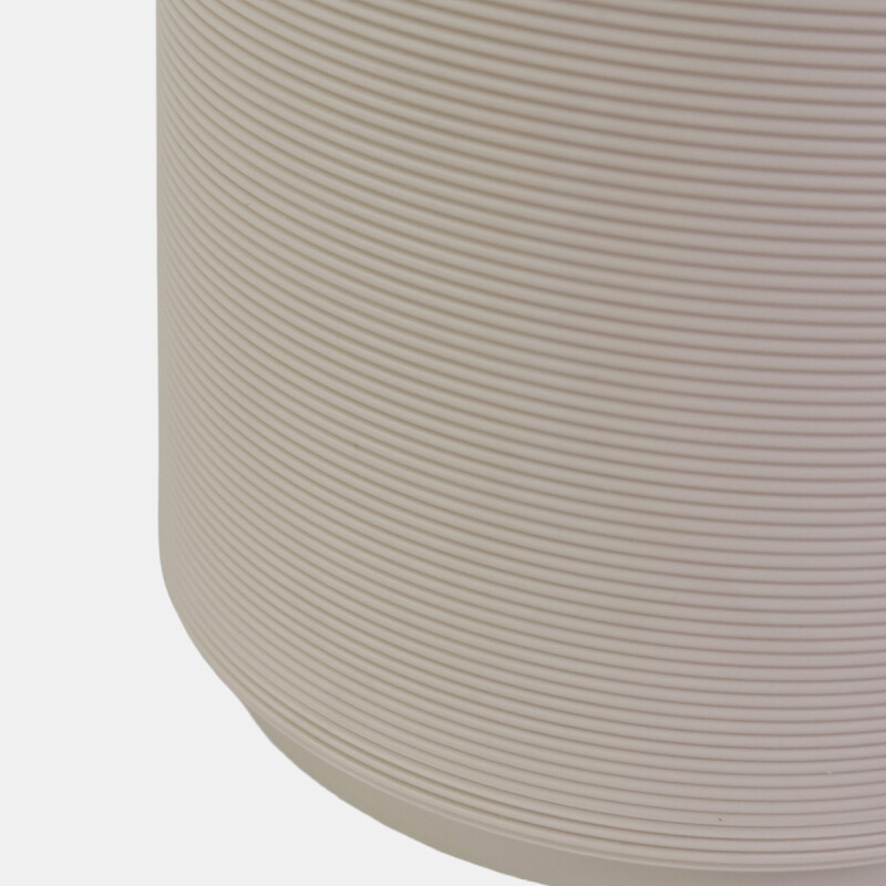 BASURERO PLAST BEIGE/BAMBU 20X26CM Unica